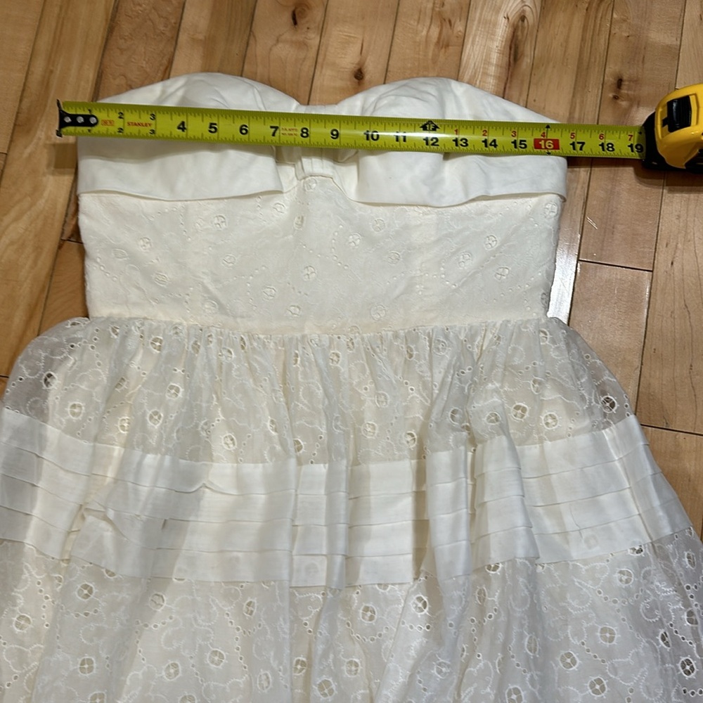 NWOT Anthropologie BHLDN Hitherto Ivory Fondant Tea Wedding Dress - Picture 5 of 10